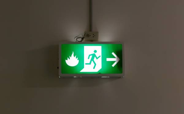 Emergency exit signage